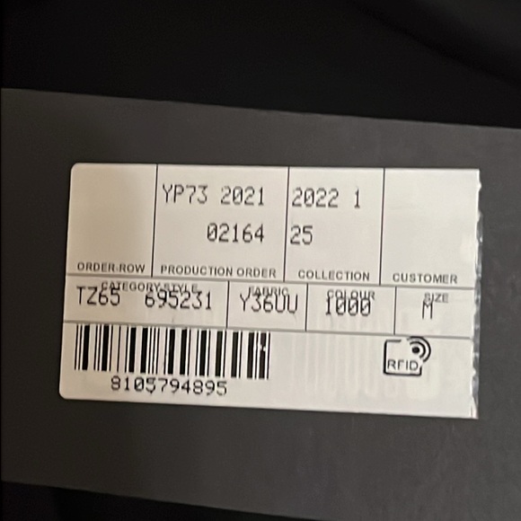 New Yves Saint Laurent Draped Jersey High Neck Open Back Top Size M - Picture 9 of 11